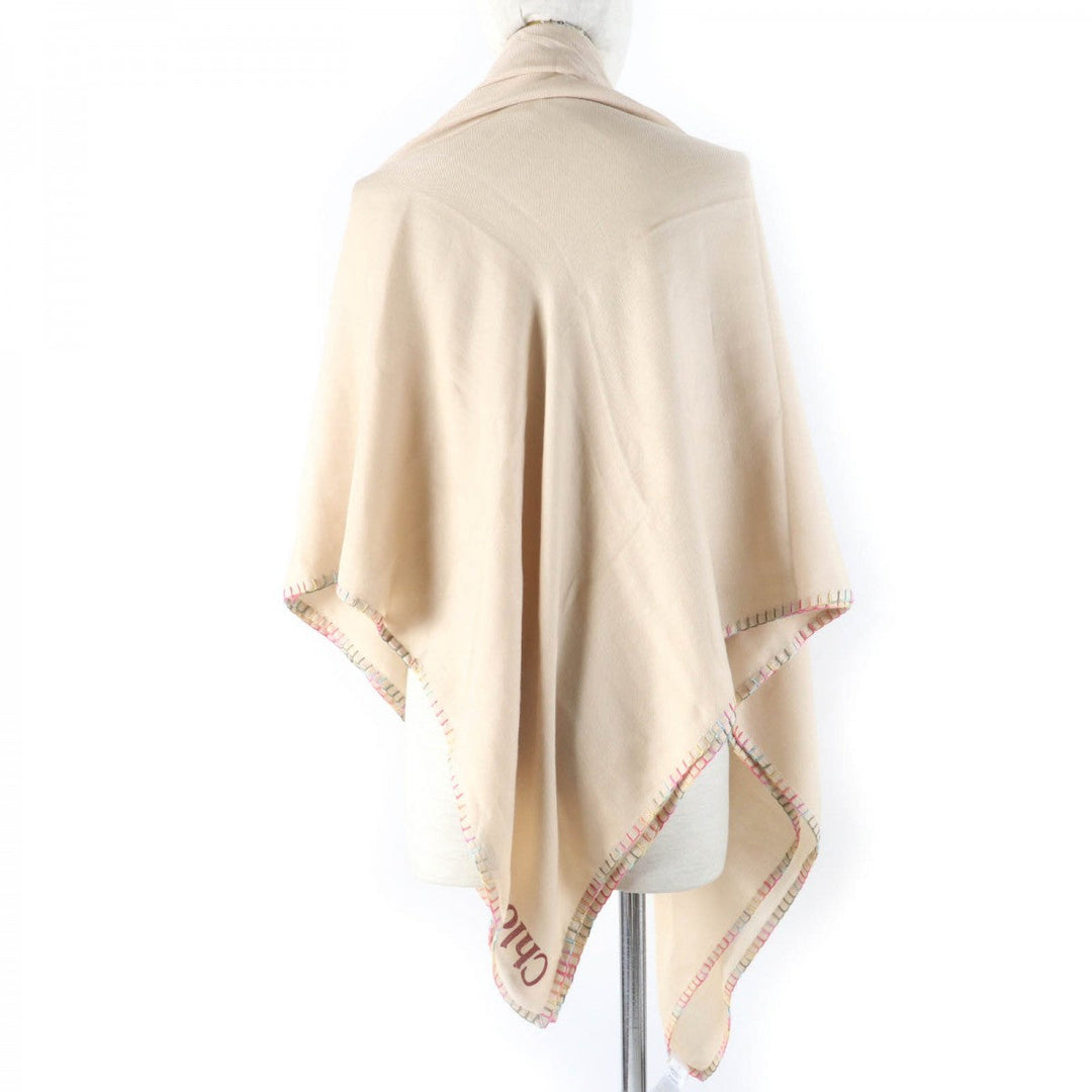 Chloe scarf Main: 70% cashmere, Main: 30% silk beige Women Used Authentic