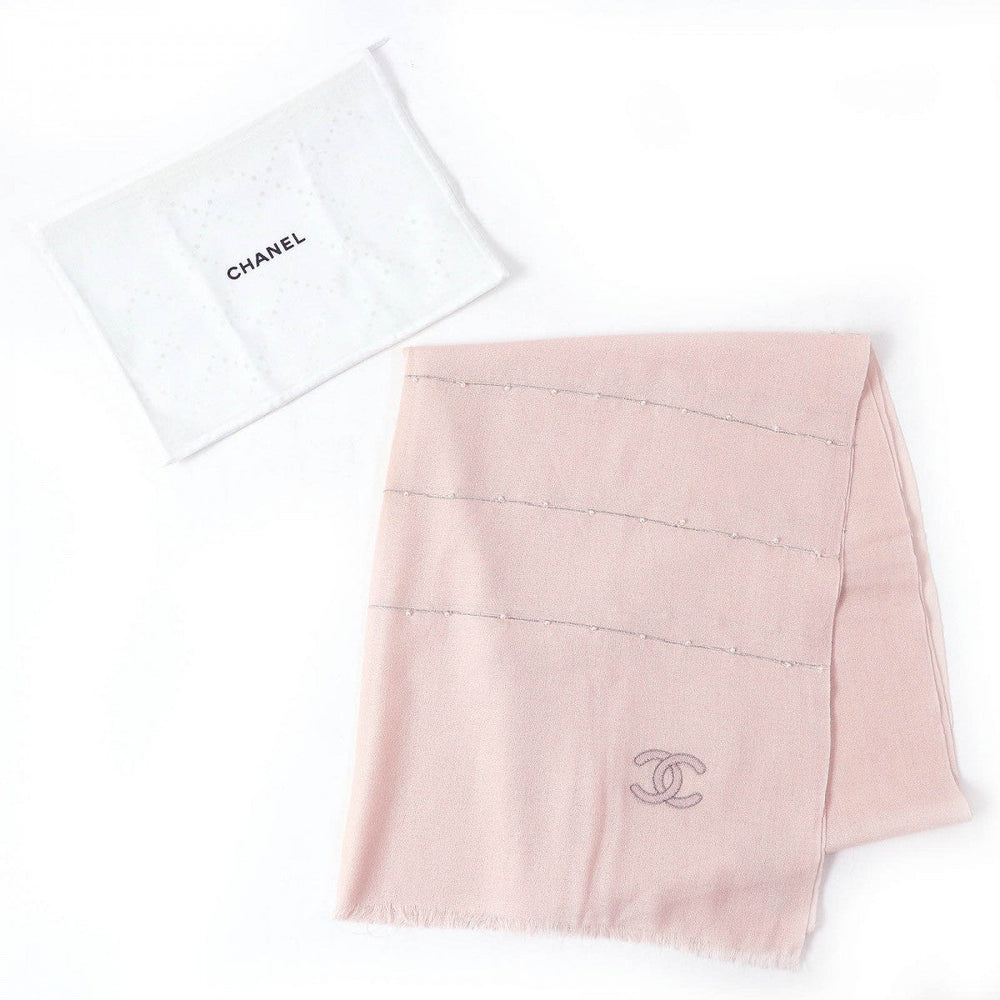 CHANEL Stall wool pink