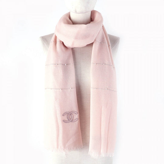 CHANEL Stall wool pink