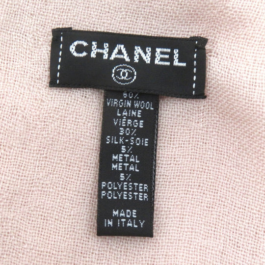 CHANEL Stall wool pink
