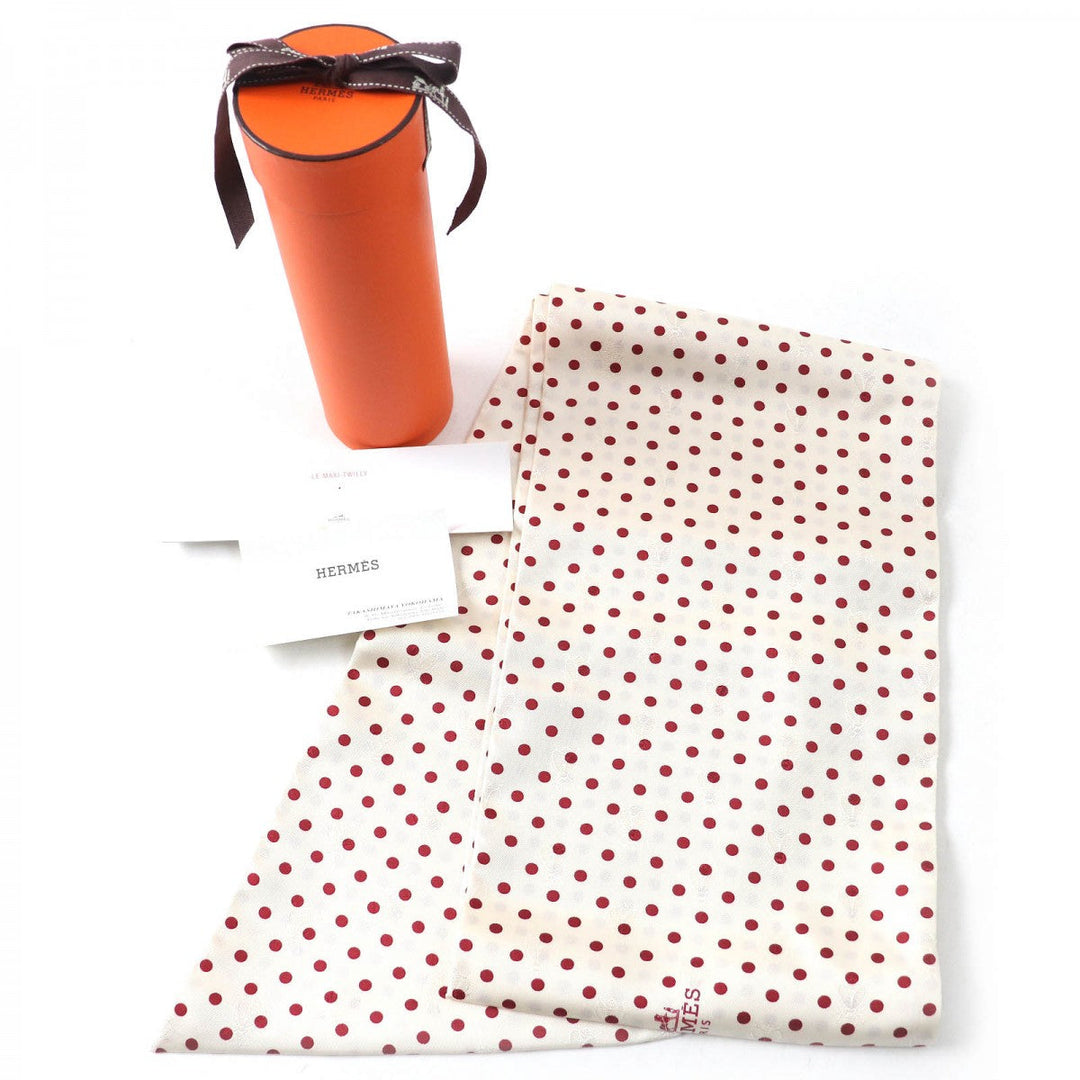 HERMES scarf 099882S Main: 100% silk multicolor Maxi Twilly Women Used Authentic