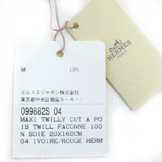 HERMES scarf 099882S Main: 100% silk multicolor Maxi Twilly Women Used Authentic
