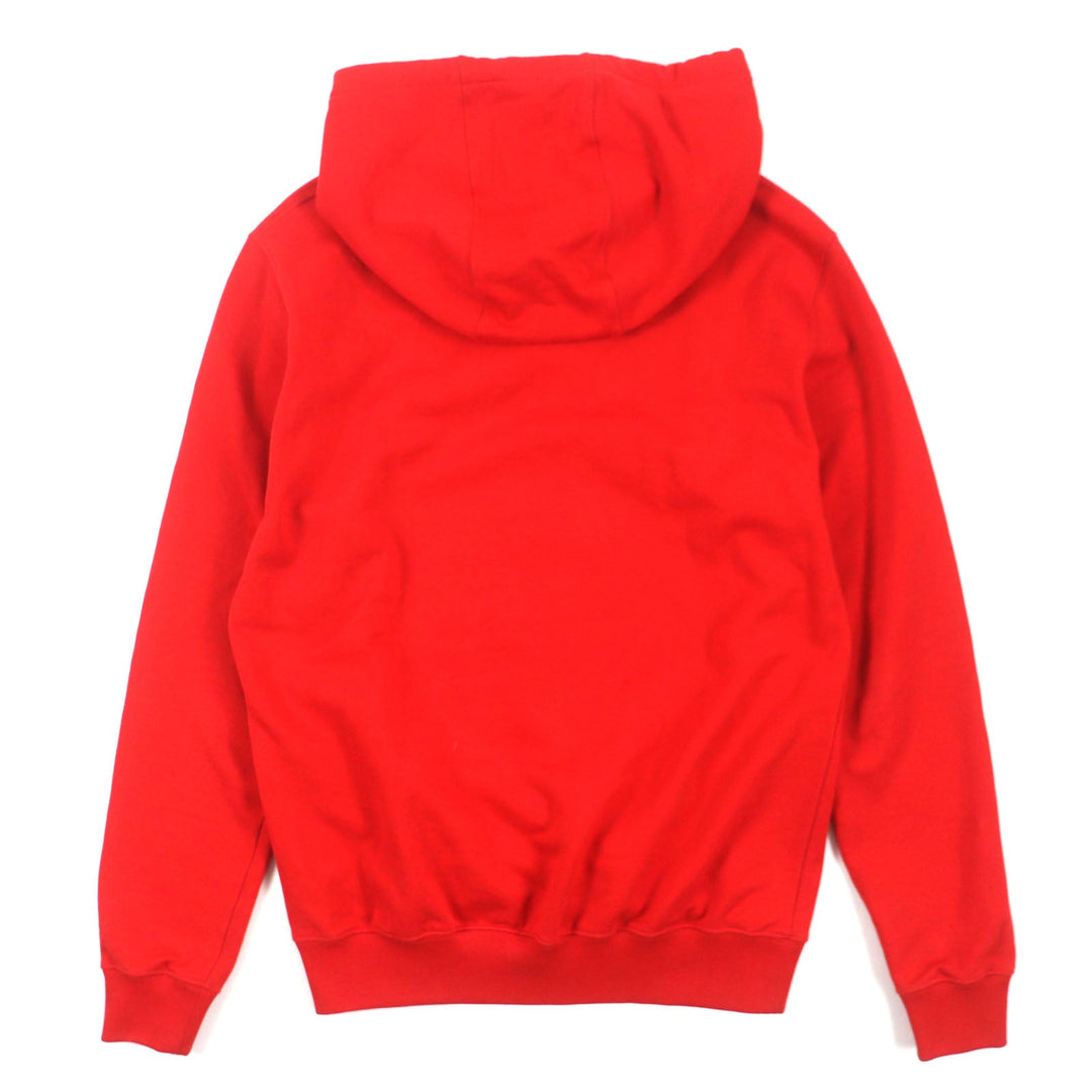 VERSACE Hoodie Main: 100% cotton, Lining: 100% cotton, Part: 100% cotton, Part: 100% polyester Red mens S Used Authentic