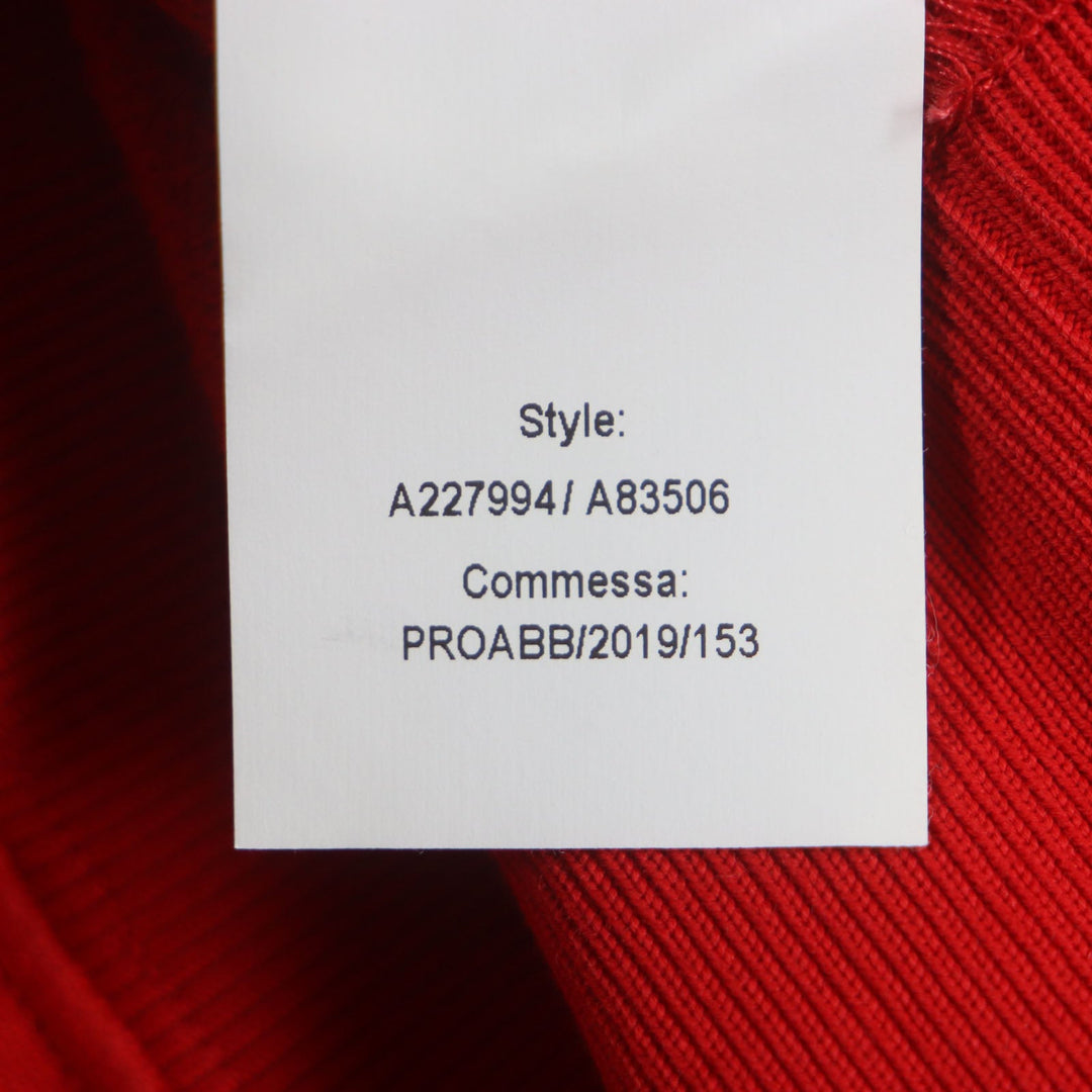 VERSACE Hoodie Main: 100% cotton, Lining: 100% cotton, Part: 100% cotton, Part: 100% polyester Red mens S Used Authentic