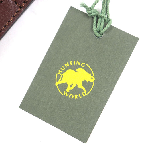 HUNTING WORLD Shoulder Bag canvas Black dark brown