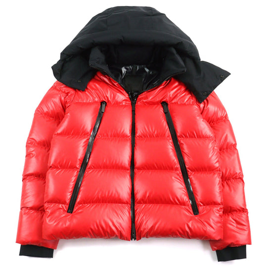 MONCLER Down jacket H20911A00197 5950K Outer: 100% polyester, Lining: 100% nylon, Part: 100% nylon, Part: 80% nylon, Part: 20% polyurethane Red black ZUBAIR GIUBBOTTO mens 2 Used Authentic