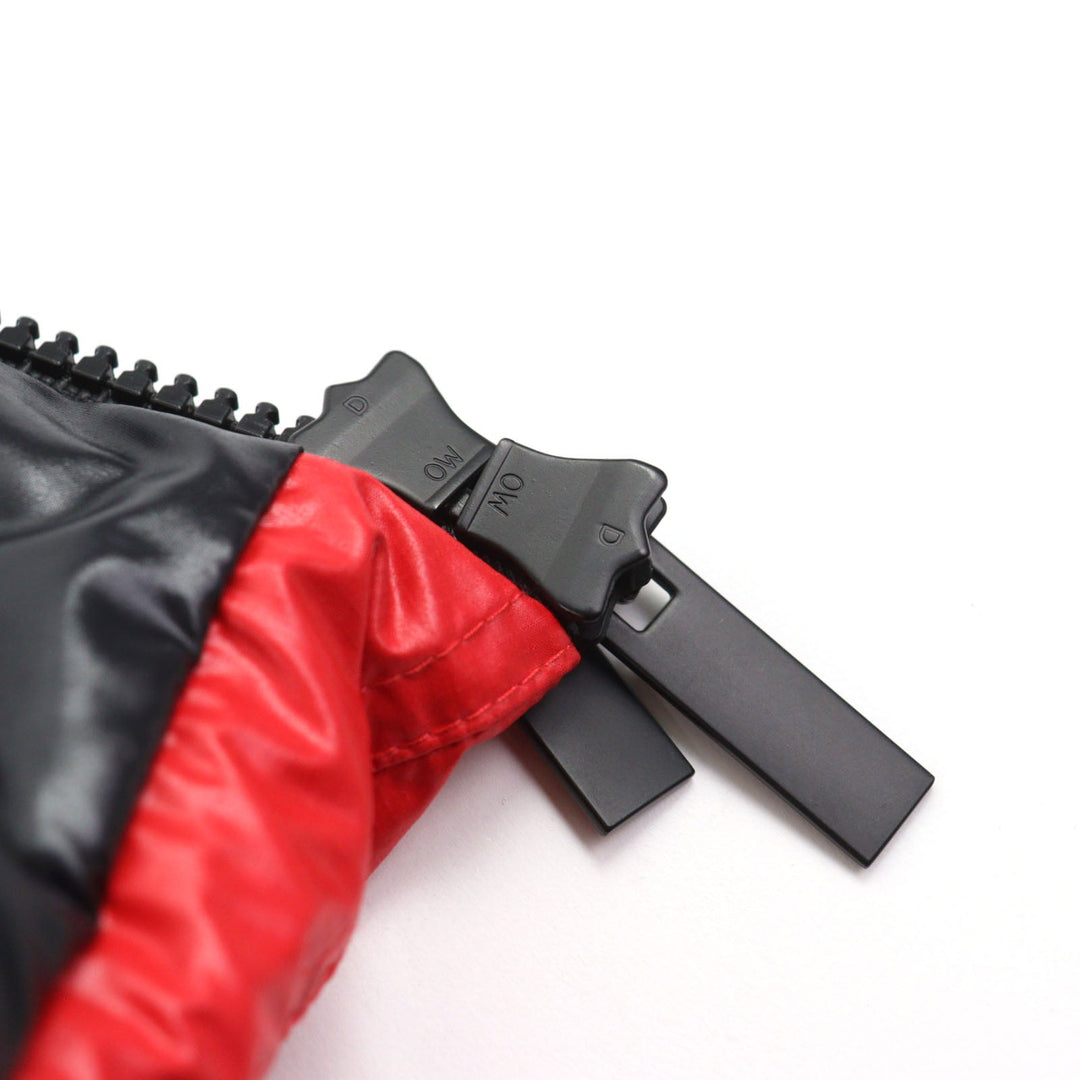 MONCLER Down jacket H20911A00197 5950K Outer: 100% polyester, Lining: 100% nylon, Part: 100% nylon, Part: 80% nylon, Part: 20% polyurethane Red black ZUBAIR GIUBBOTTO mens 2 Used Authentic