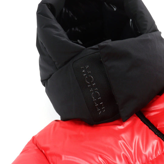 MONCLER Down jacket H20911A00197 5950K Outer: 100% polyester, Lining: 100% nylon, Part: 100% nylon, Part: 80% nylon, Part: 20% polyurethane Red black ZUBAIR GIUBBOTTO mens 2 Used Authentic