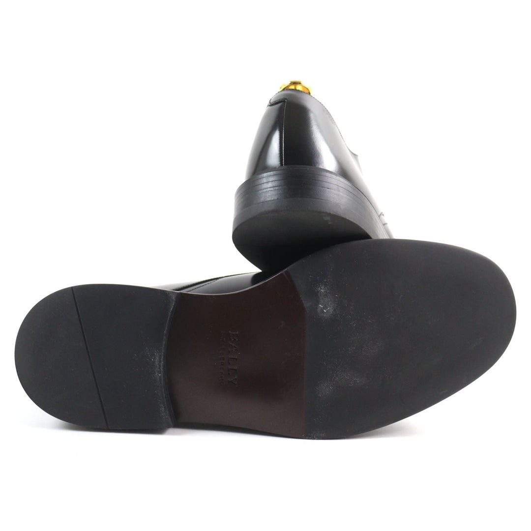 BALLY Leather shoes Main: Leather Black type NITILCON mens 8 Used Authentic