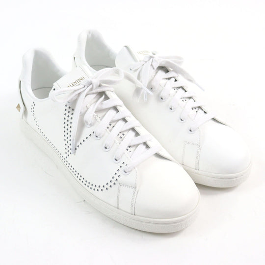 Valentino Garavani sneakers Main: Leather white BACKNET mens 42 Used Authentic