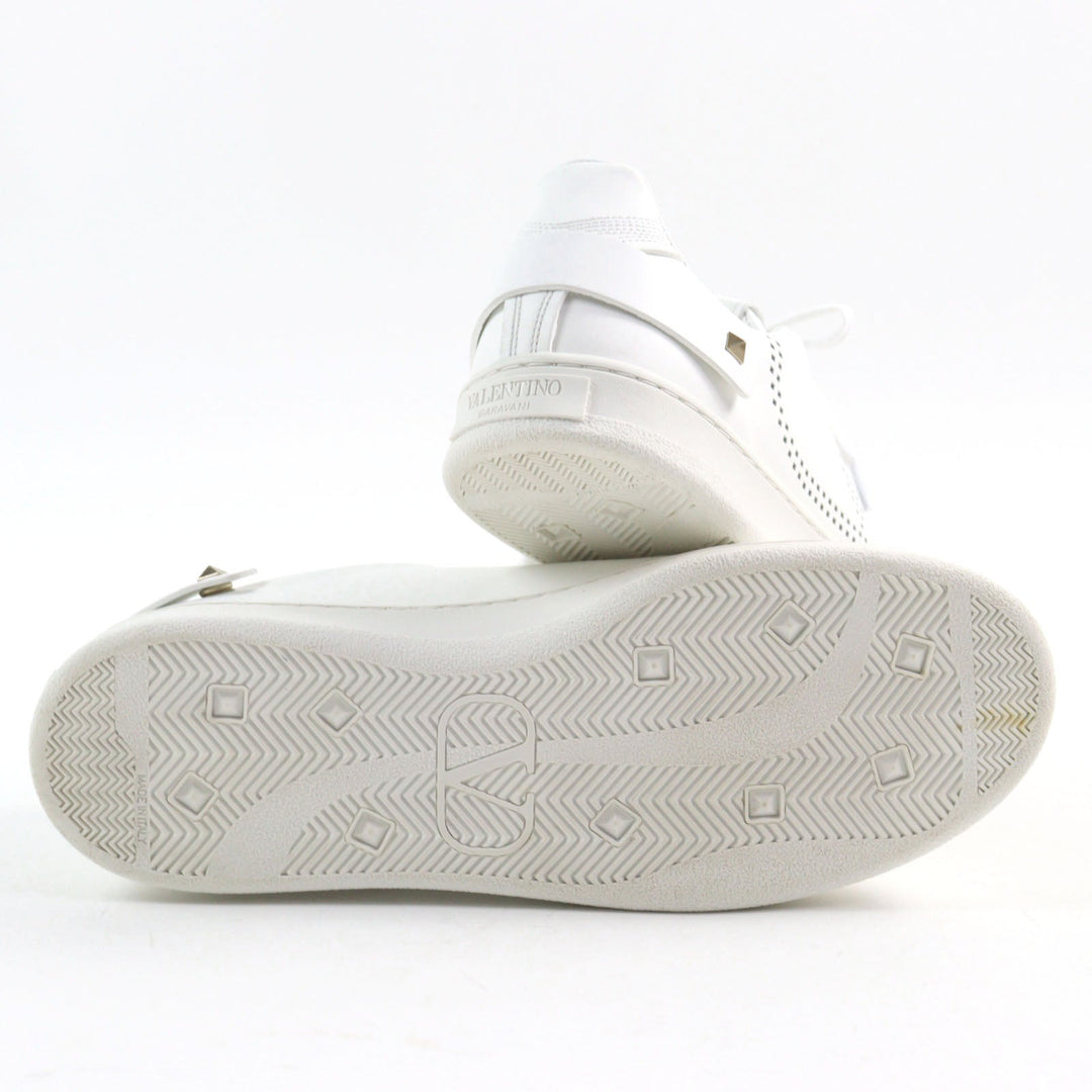 Valentino Garavani sneakers Main: Leather white BACKNET mens 42 Used Authentic