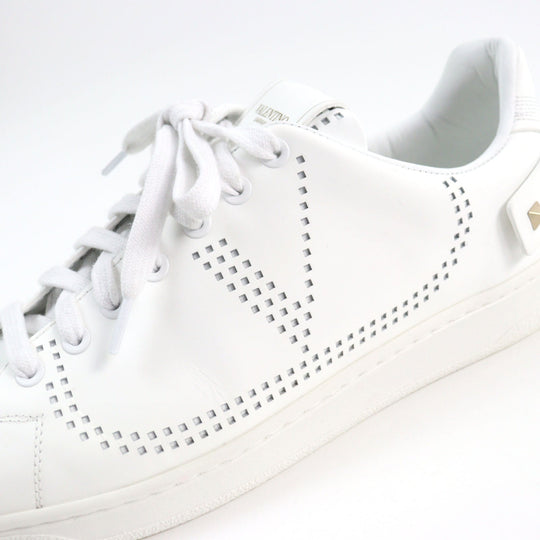 Valentino Garavani sneakers Main: Leather white BACKNET mens 42 Used Authentic