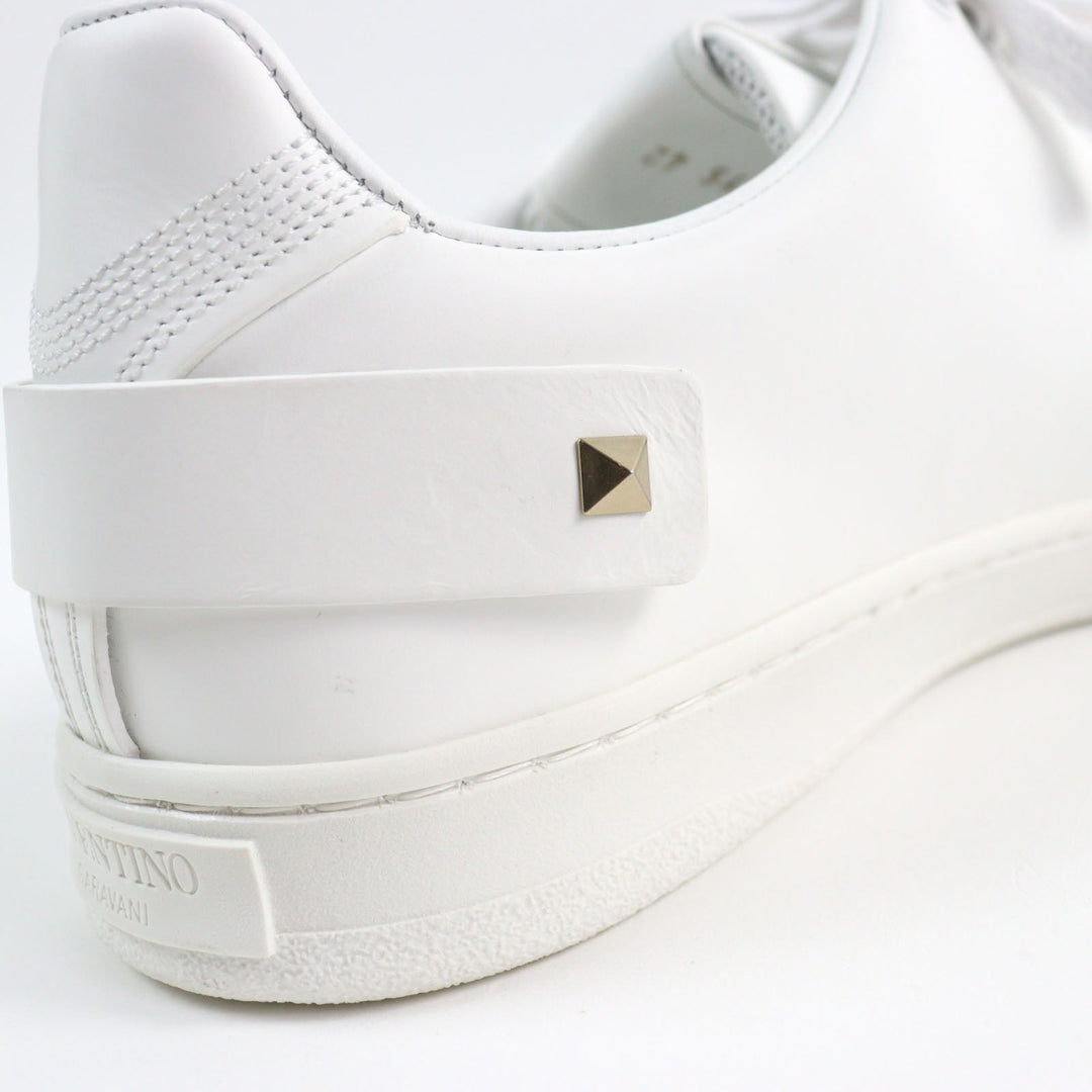 Valentino Garavani sneakers Main: Leather white BACKNET mens 42 Used Authentic