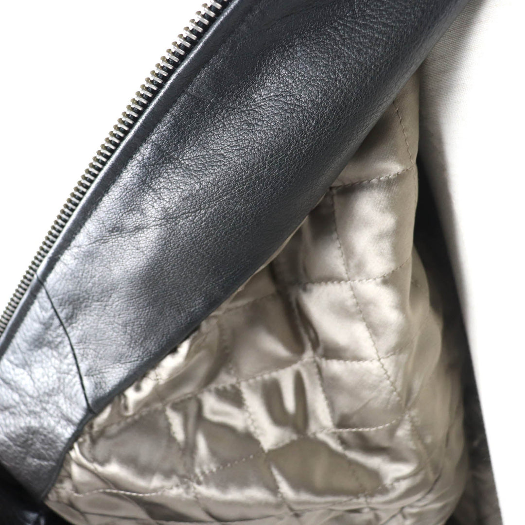 DIESEL Jacket Outer: Cowhide, Lining: 100% acetate, Part: 100% acetate black Women S Used Authentic