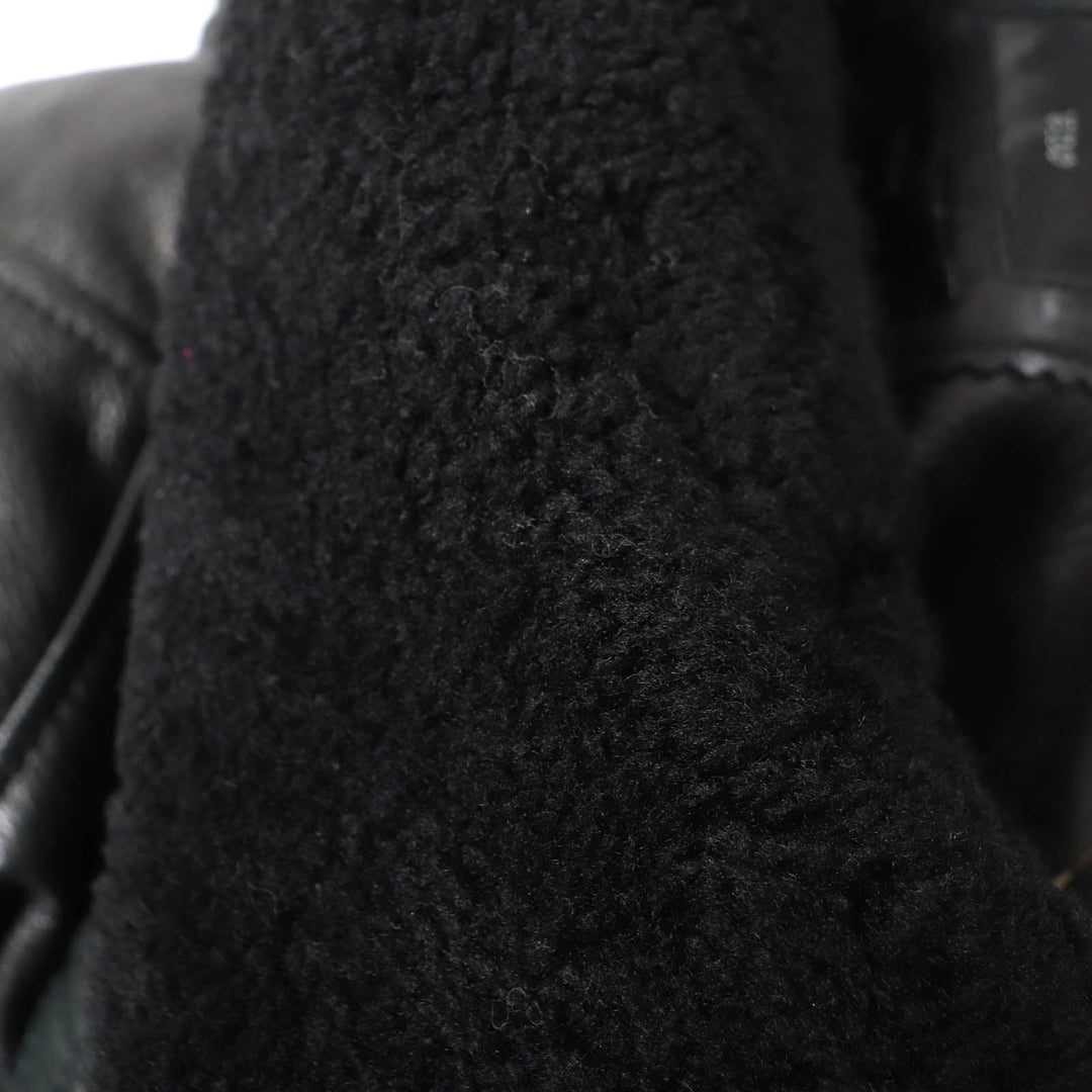 DIESEL Jacket Outer: Cowhide, Lining: 100% acetate, Part: 100% acetate black Women S Used Authentic