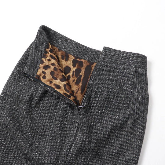 DOLCE&GABBANA setup Outer: 2% elastane, Outer: 21% nylon, Outer: 8% silk, Outer: 34% wool, Outer: 35% virgin wool gray Women 38 Used Authentic