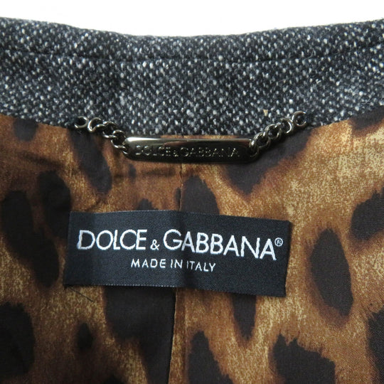 DOLCE&GABBANA setup Outer: 2% elastane, Outer: 21% nylon, Outer: 8% silk, Outer: 34% wool, Outer: 35% virgin wool gray Women 38 Used Authentic