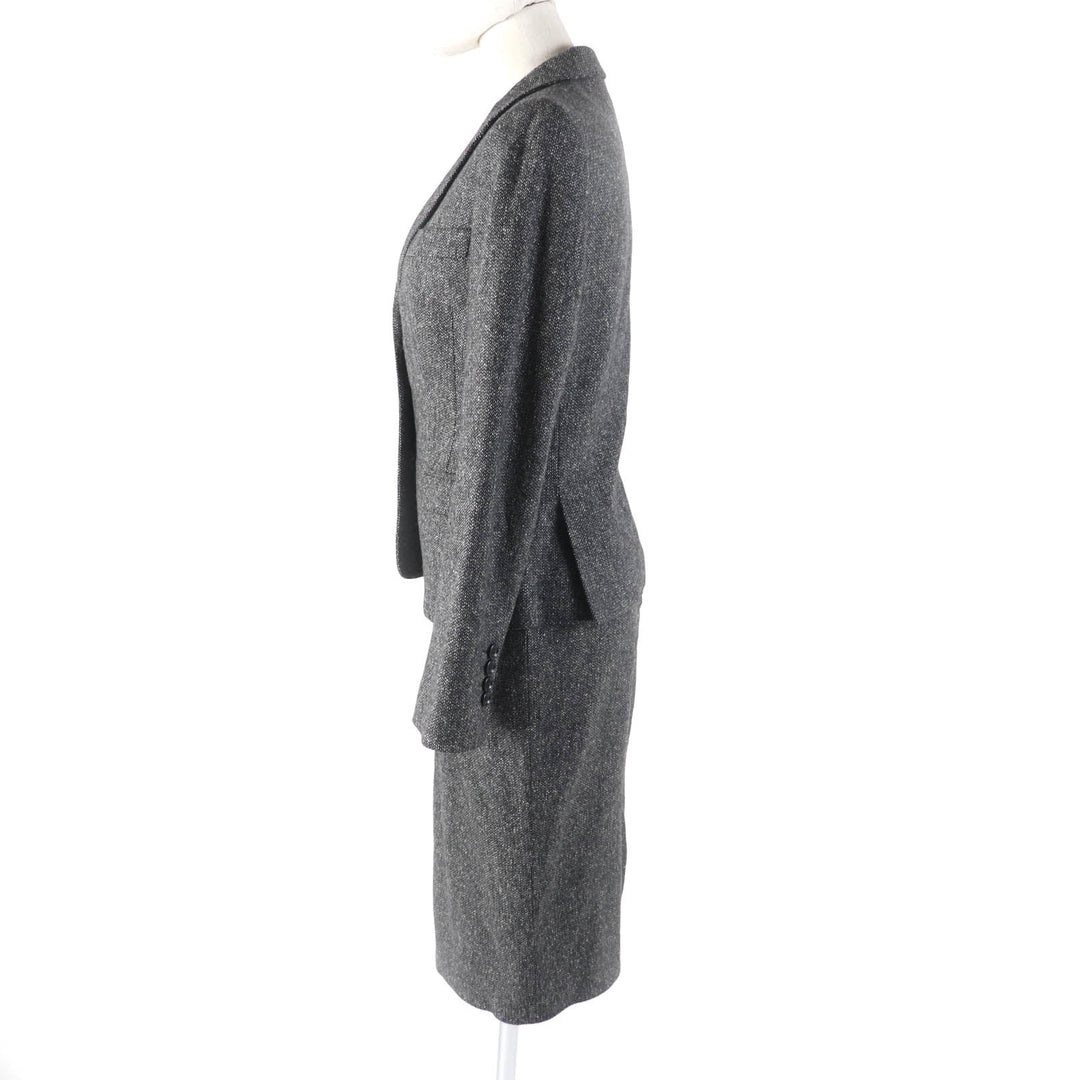 DOLCE&GABBANA setup Outer: 2% elastane, Outer: 21% nylon, Outer: 8% silk, Outer: 34% wool, Outer: 35% virgin wool gray Women 38 Used Authentic