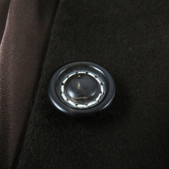 HERMES Jacket Outer: 100% cashmere, Part: 100% silk, Lining: 100% acetate Brown Women 42 Used Authentic