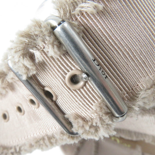 Christian Dior Ballet shoes Fringe Grosgrain beige Dior Songe Women 39 Used Authentic