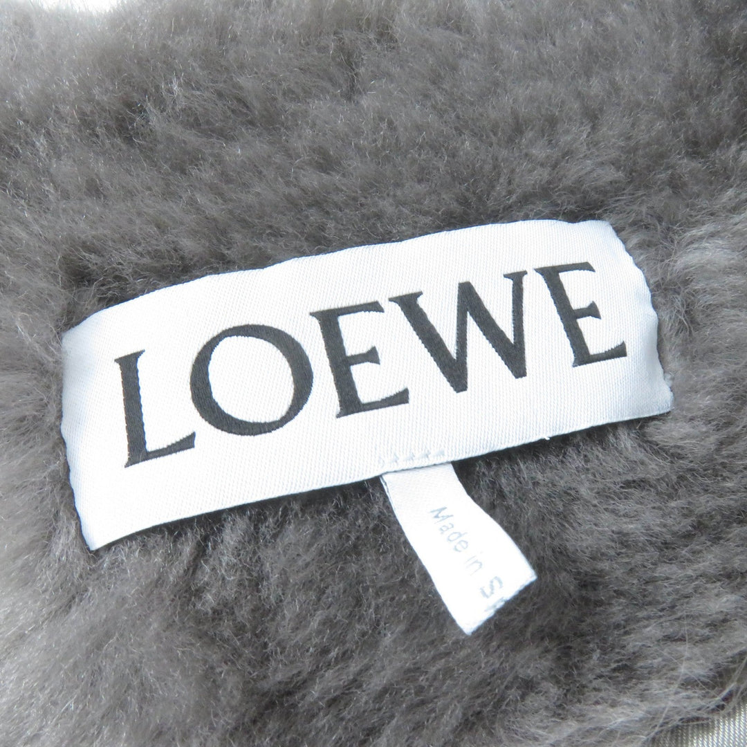 LOEWE Jacket S540Y19L27 Main: Lambskin, Lining: 53% Rayon, Lining: 47% Cupra gray CHAQUETA CON Women 32 Used Authentic