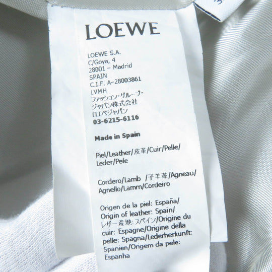 LOEWE Jacket S540Y19L27 Main: Lambskin, Lining: 53% Rayon, Lining: 47% Cupra gray CHAQUETA CON Women 32 Used Authentic