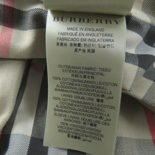 BURBERRY trench coat 39000550 Main: 100% cotton, Lining: 100% cotton, Sleeve lining: 100% viscose (rayon) beige Kensington Women 34 Used Authentic
