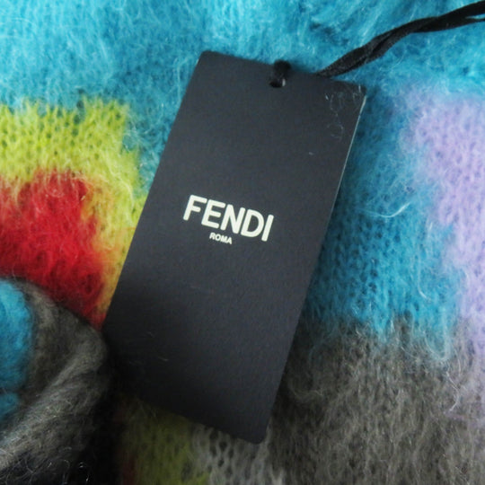 FENDI knit FZX963 Main: 58% mohair, Main: 37% nylon, Main: 5% wool Multi Women 34 Used Authentic