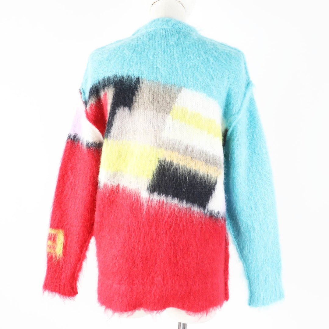 FENDI knit FZX963 Main: 58% mohair, Main: 37% nylon, Main: 5% wool Multi Women 34 Used Authentic