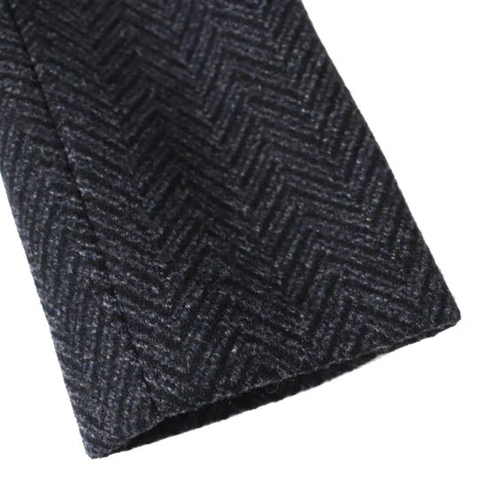 CHANEL coat P59659 Main: 80% wool, Main: 20% cashmere, Lining: 100% silk Gray black Women 34 Used Authentic