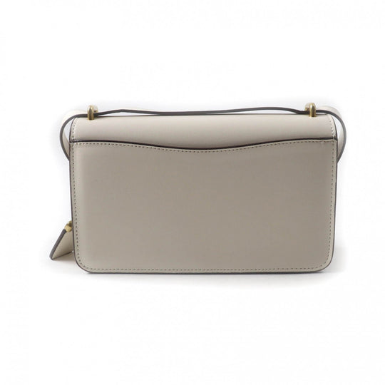 COACH Shoulder Bag CC416 Main: Leather Brass/Ivory Bandit Women Used Authentic