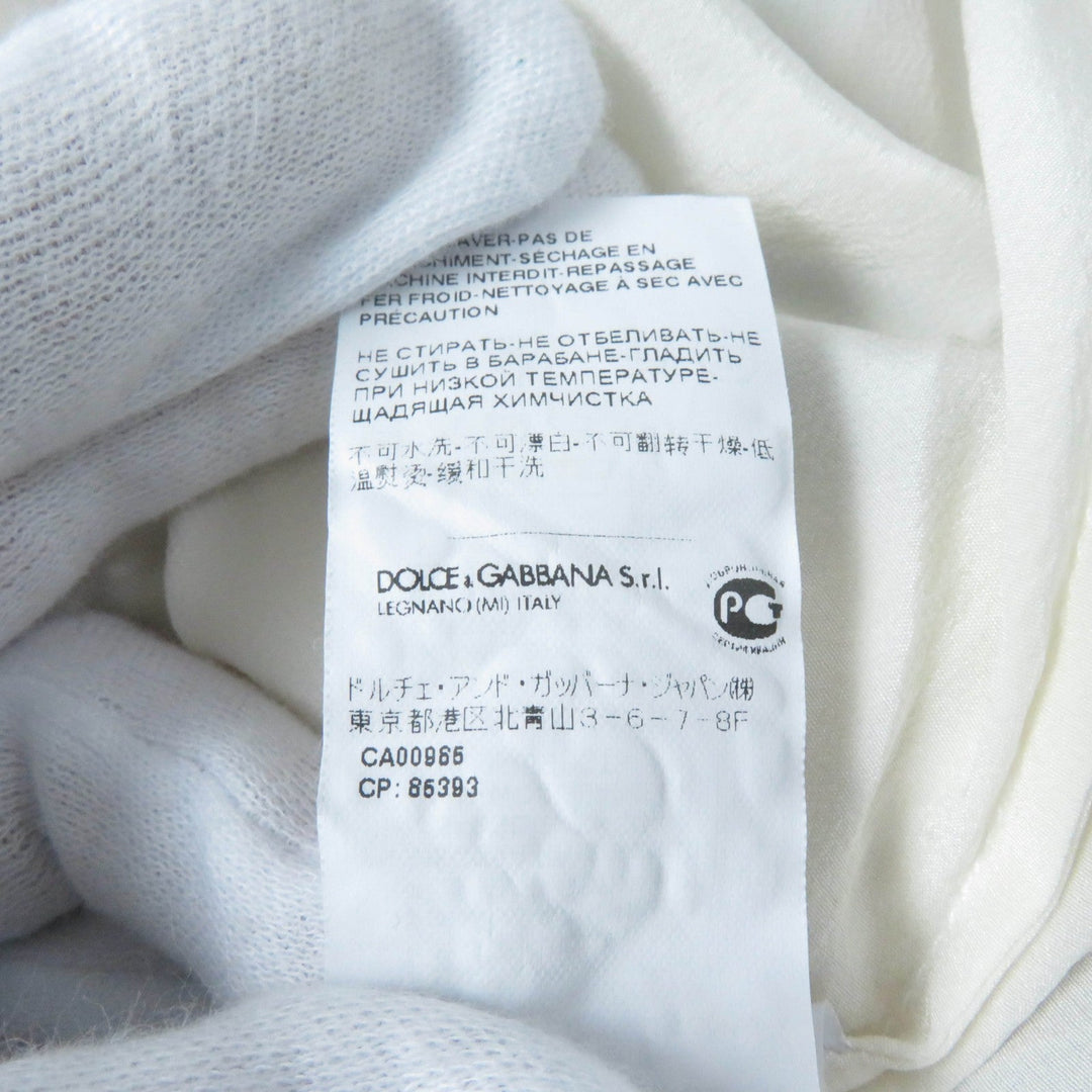 DOLCE&GABBANA Tight Skirt Outer: 66% cotton, Outer: 21% polyamide, Outer: 10% rayon, Outer: 3% wool, Lining: 96% silk Multi Women 40 Used Authentic