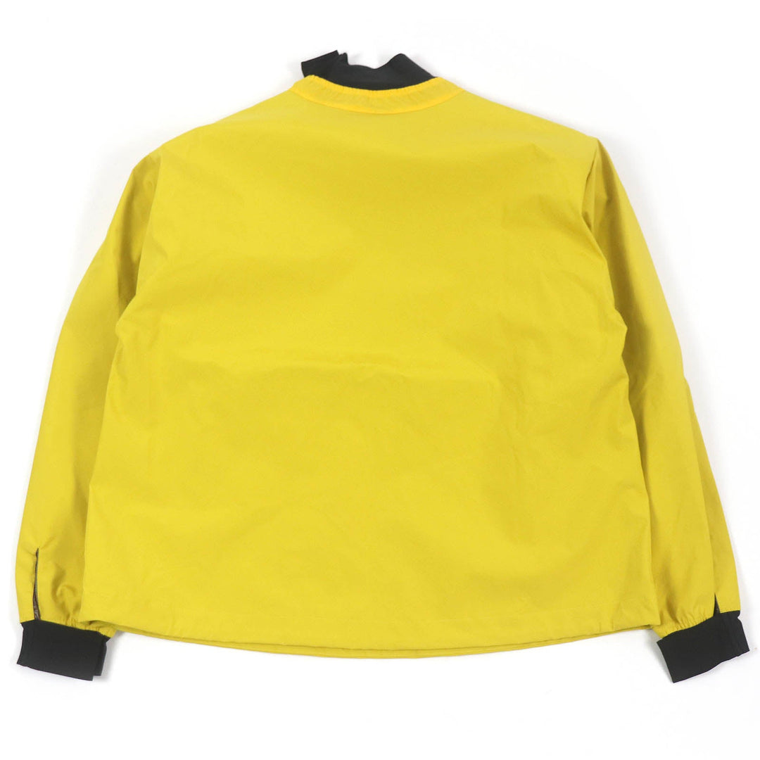 FENDI Nylon jacket FAN107 Main: 92% nylon, Main: 8% polyurethane, Part: polyurethane yellow mens L Used Authentic