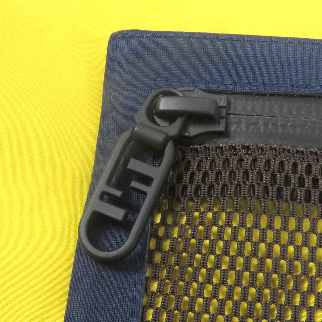 FENDI Nylon jacket FAN107 Main: 92% nylon, Main: 8% polyurethane, Part: polyurethane yellow mens L Used Authentic