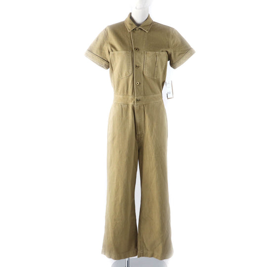 RRL overalls Main: 100% cotton beige Women 2 Used Authentic