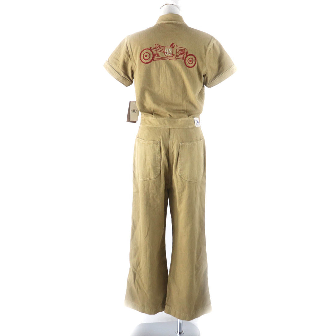 RRL overalls Main: 100% cotton beige Women 2 Used Authentic