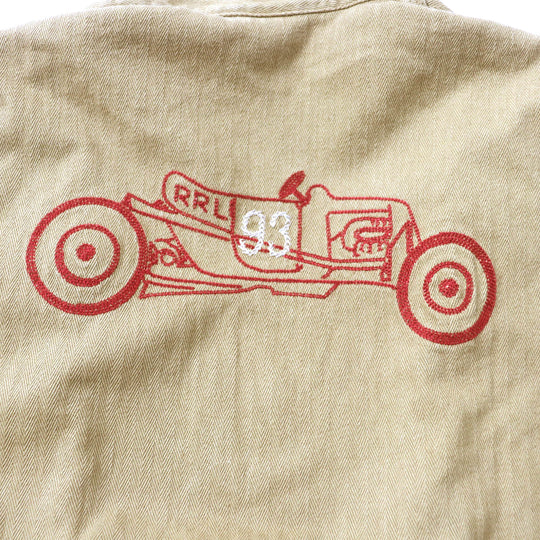 RRL overalls Main: 100% cotton beige Women 2 Used Authentic