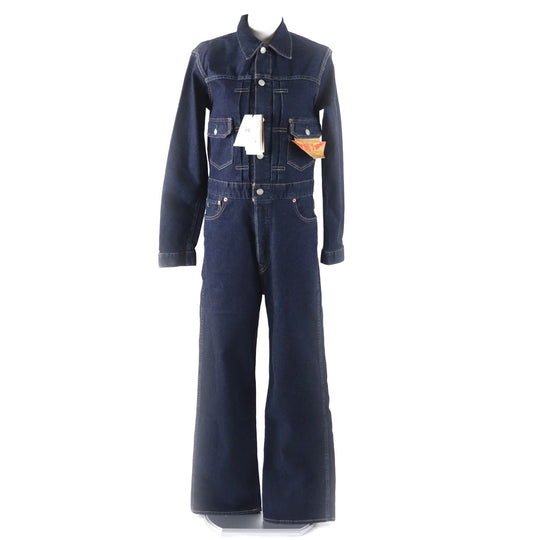 RRL overalls Main: 98% cotton, Main: 2% polyurethane Indigo Women 2 Used Authentic