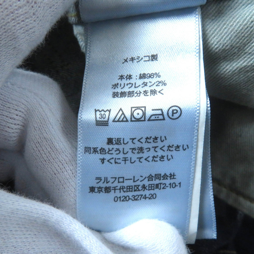 RRL overalls Main: 98% cotton, Main: 2% polyurethane Indigo Women 2 Used Authentic