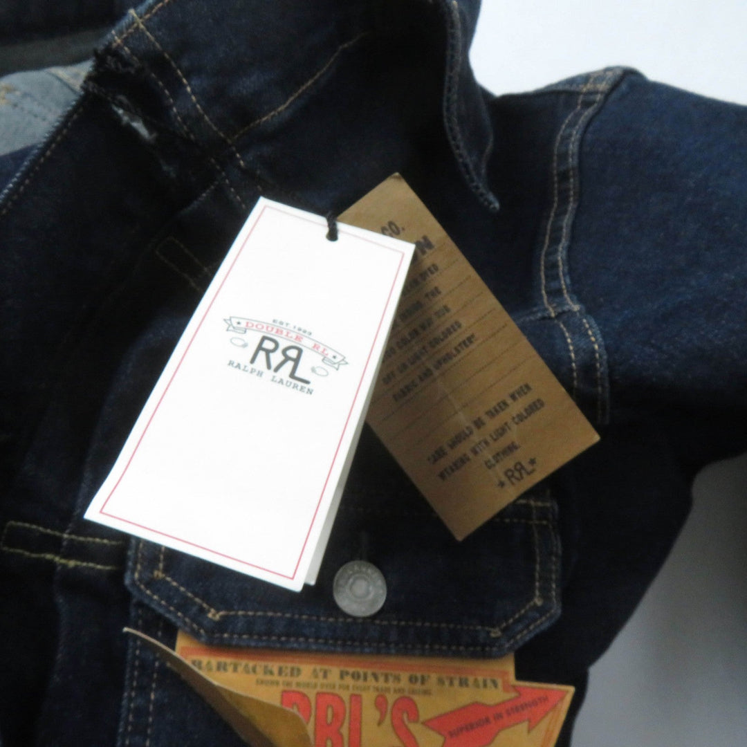 RRL overalls Main: 98% cotton, Main: 2% polyurethane Indigo Women 2 Used Authentic