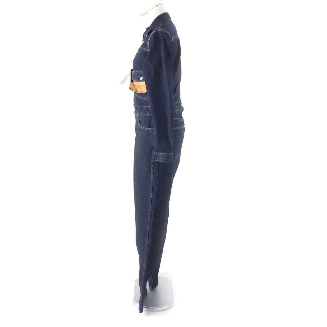 RRL overalls Main: 98% cotton, Main: 2% polyurethane Indigo Women 2 Used Authentic
