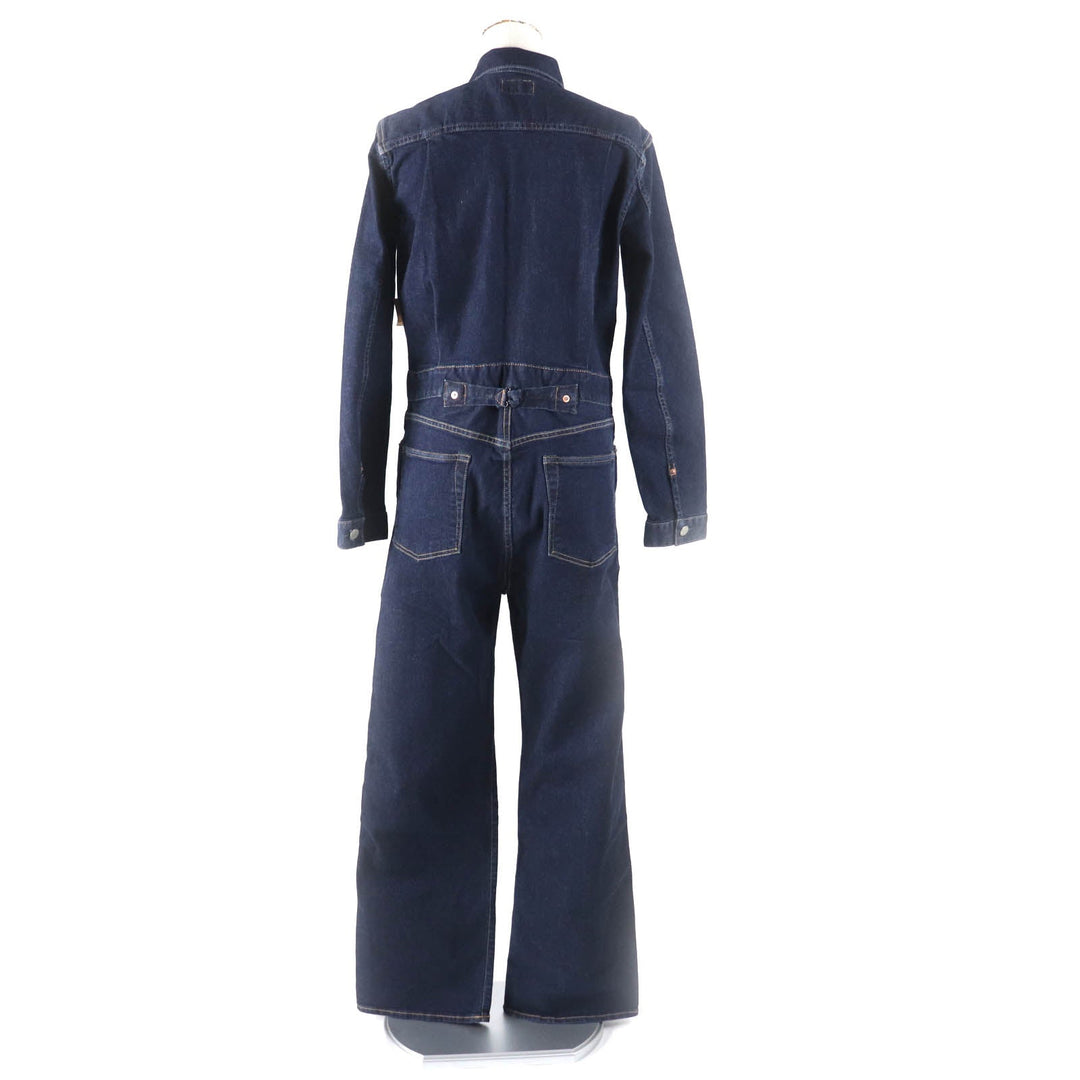RRL overalls Main: 98% cotton, Main: 2% polyurethane Indigo Women 2 Used Authentic