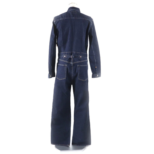RRL overalls Main: 98% cotton, Main: 2% polyurethane Indigo Women 2 Used Authentic