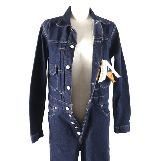 RRL overalls Main: 98% cotton, Main: 2% polyurethane Indigo Women 2 Used Authentic