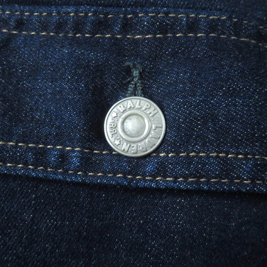 RRL overalls Main: 98% cotton, Main: 2% polyurethane Indigo Women 2 Used Authentic