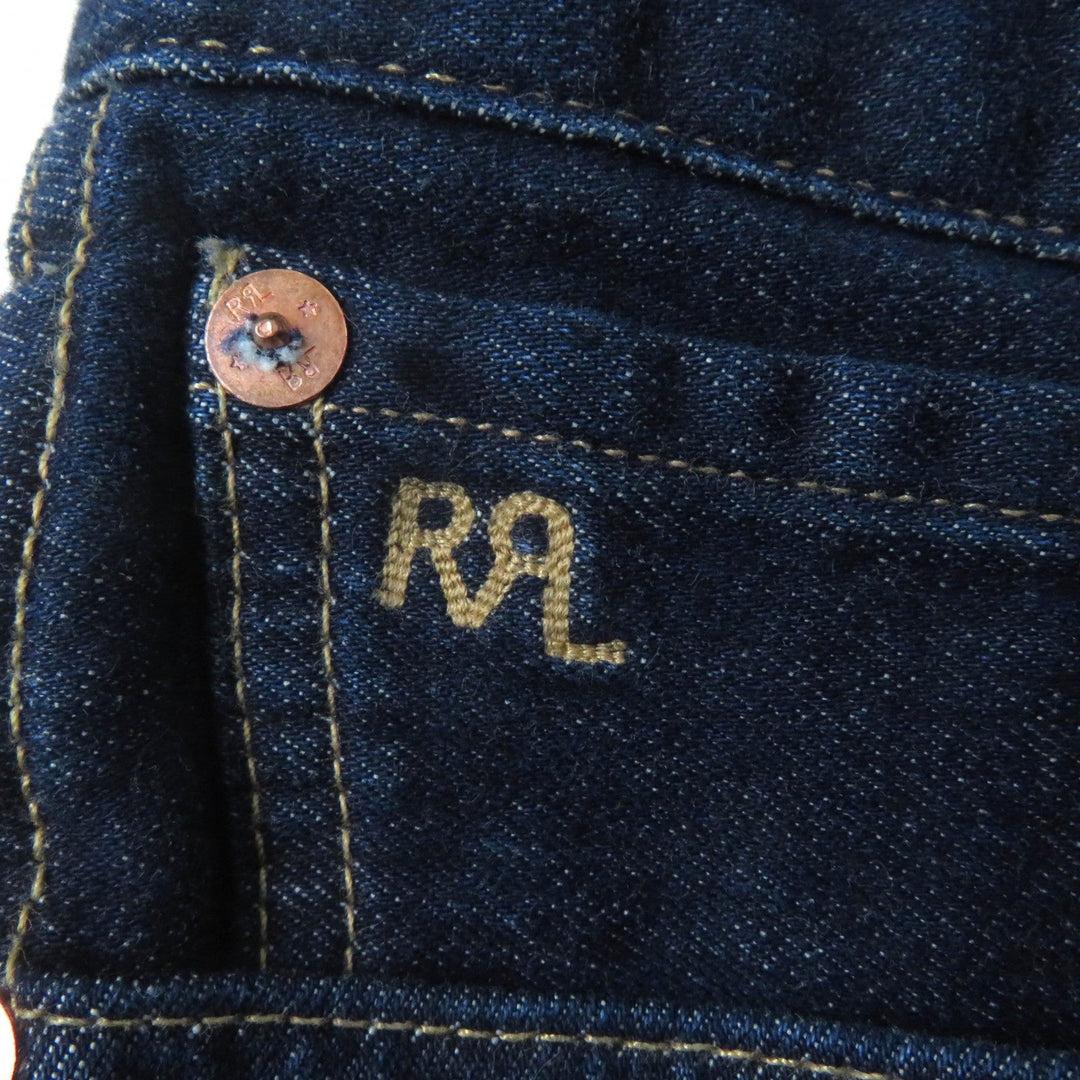 RRL overalls Main: 98% cotton, Main: 2% polyurethane Indigo Women 2 Used Authentic