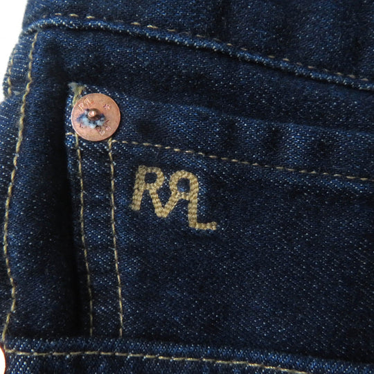 RRL overalls Main: 98% cotton, Main: 2% polyurethane Indigo Women 2 Used Authentic