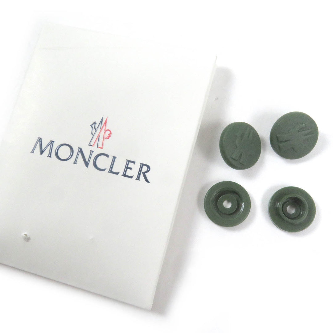 MONCLER Down vest Main: 100% nylon, Filling: 90% down, Filling: 10% feather, Partial: 100% polyester khaki GENICHI GILET mens 4 Used Authentic