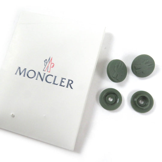 MONCLER Down vest Main: 100% nylon, Filling: 90% down, Filling: 10% feather, Partial: 100% polyester khaki GENICHI GILET mens 4 Used Authentic