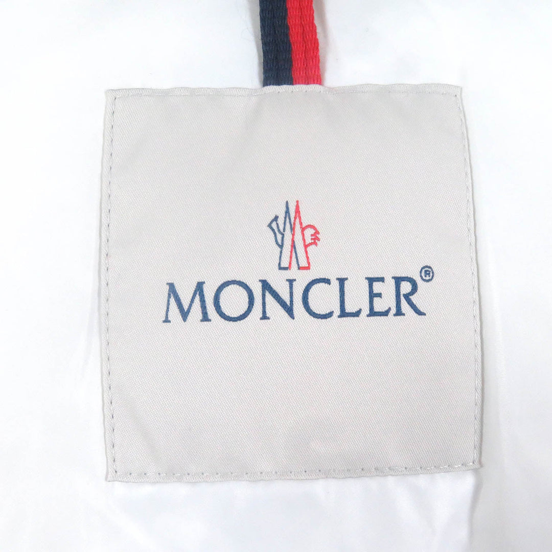 MONCLER Down vest Main: 100% nylon, Filling: 90% down, Filling: 10% feather, Partial: 100% polyester khaki GENICHI GILET mens 4 Used Authentic